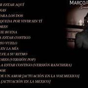 Der musikalische text TRES SEMANAS von MARCO ANTONIO SOLIS ist auch in dem Album vorhanden Gracias por estar aqui (2013)