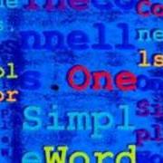 Der musikalische text ONE SIMPLE WORD von THE CONNELLS ist auch in dem Album vorhanden One simple word (1990)