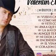 Der musikalische text EL ESCAPE DEL CHAPO von VALENTIN ELIZALDE ist auch in dem Album vorhanden 16 exitos (2006)