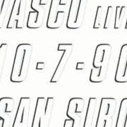 Der musikalische text DORMI, DORMI von VASCO ROSSI ist auch in dem Album vorhanden 10.7.90 san siro (1991)
