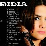 Der musikalische text ENAMORADA Y HERIDA von YURIDIA ist auch in dem Album vorhanden Para mí