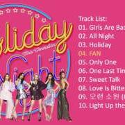 Der musikalische text FAN von GIRLS' GENERATION ist auch in dem Album vorhanden Holiday night (2017)