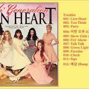 Der musikalische text CHECK von GIRLS' GENERATION ist auch in dem Album vorhanden Lion heart (2015)