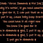 Der musikalische text DIAMONDS von VERSE SIMMONDS ist auch in dem Album vorhanden Diamonds (2017)