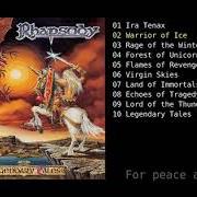Der musikalische text LORD OF THE THUNDER von RHAPSODY ist auch in dem Album vorhanden Legendary tales (1997)
