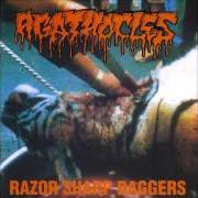 Der musikalische text HERE AND NOW von AGATHOCLES ist auch in dem Album vorhanden Razor sharp daggers (1995)