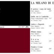 Der musikalische text M'HANN CIAMAA von ENZO JANNACCI ist auch in dem Album vorhanden La milano di enzo jannacci (1964)