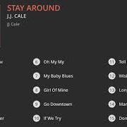 Der musikalische text TELL YOU 'BOUT HER von JJ CALE ist auch in dem Album vorhanden Stay around (2019)
