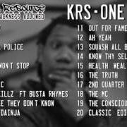 Der musikalische text OVA HERE von KRS-ONE ist auch in dem Album vorhanden The mix tape (2002)