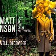 Der musikalische text SNOW von MATT NATHANSON ist auch in dem Album vorhanden Farewell december (2020)