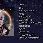 Der musikalische text AMIGOS CON DERECHOS von DULCE MARÍA ist auch in dem Album vorhanden Origen (2021)