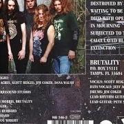 Der musikalische text CALCULATED BLOODSHED von BRUTALITY ist auch in dem Album vorhanden In mourning (1996)