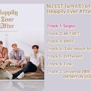 Der musikalische text BASS von NU'EST ist auch in dem Album vorhanden Happily ever after (2019)