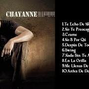 Der musikalische text EN LA ORILLA von CHAYANNE ist auch in dem Album vorhanden Cautivo (2005)