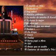 Der musikalische text TE MUDASTE von BAD BUNNY ist auch in dem Album vorhanden El último tour del mundo (2020)