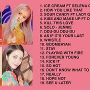 Der musikalische text ICE CREAM (FEAT. SELENA GOMEZ) von BLACKPINK ist auch in dem Album vorhanden The album (2020)