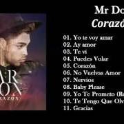 Der musikalische text YO TE VOY AMAR von MR. DON ist auch in dem Album vorhanden Corazón (2016)