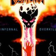 Der musikalische text THE RITUAL von DESTRUCTION ist auch in dem Album vorhanden Infernal overkill (1985)