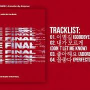 Der musikalische text GOODBYE ROAD von IKON (K) ist auch in dem Album vorhanden New kids: the final (2018)