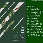 Der musikalische text ALL NIGHT von ASTRO (KOREA) ist auch in dem Album vorhanden All light (2019)