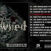 Der musikalische text BLOOD RAID von DROWNED ist auch in dem Album vorhanden Belligerent i (2013)