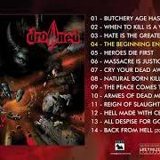 Der musikalische text CRY YOUR DEAD WAY von DROWNED ist auch in dem Album vorhanden Butchery age (2003)