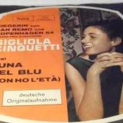 Der musikalische text L'ITALIANO von GIGLIOLA CINQUETTI ist auch in dem Album vorhanden Luna nel blu...Con amore (1994)