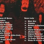 Der musikalische text WAR RITUAL von KRISIUN ist auch in dem Album vorhanden Works of carnage (2003)